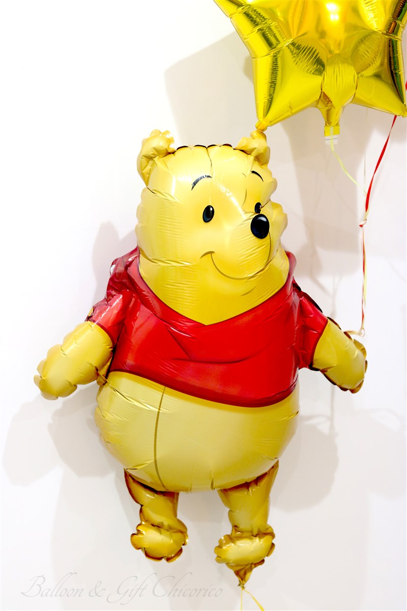 〜Winnie-the-Pooh〜クマのプーさんがお祝いするバルーンアレンジ